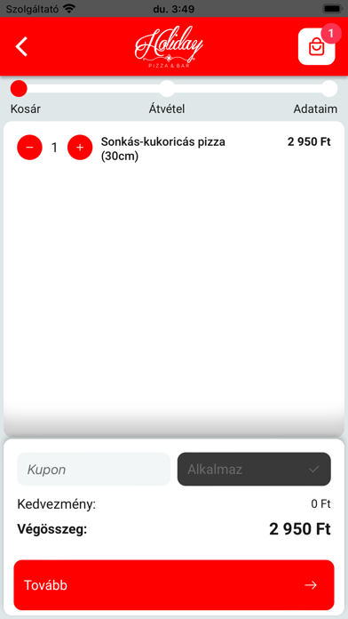 Holiday Pizza & Bar Screenshot