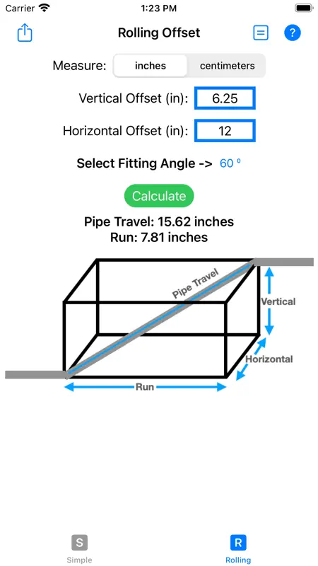 Pipe Offset Assistant screenshot 1 of 4