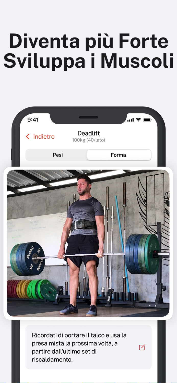 StrongLIfts Allenamento Forza