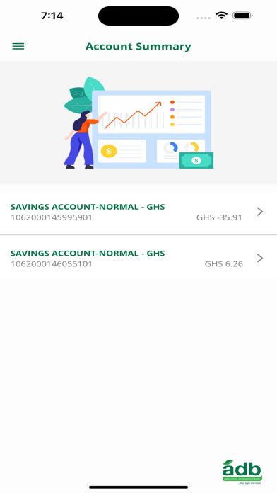 adb Mobile Banking Screenshot