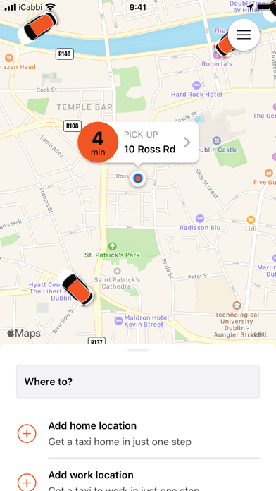 VIP Taxis Dublin Screenshot