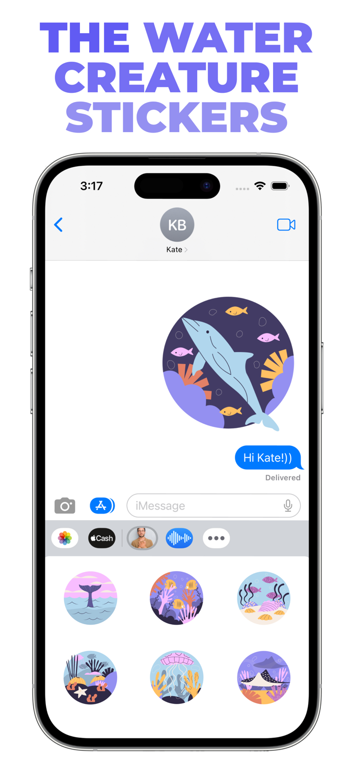 The Water Creature stickers