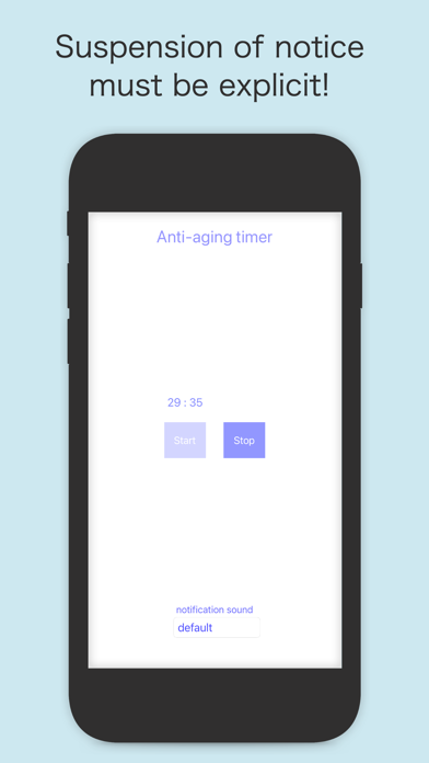 Anti-Aging Timer Screenshot