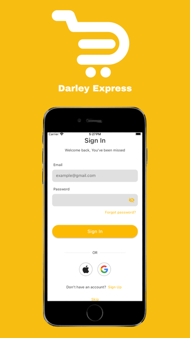 Darley Express Screenshot