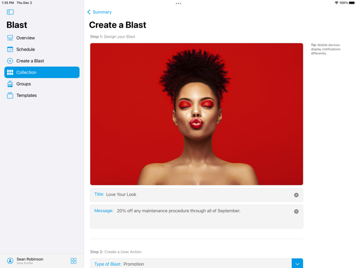 TouchMD Dashboard - for Staff