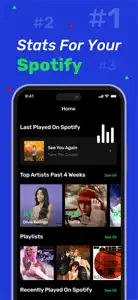 Stats for Spotify Music + screenshot #1 for iPhone