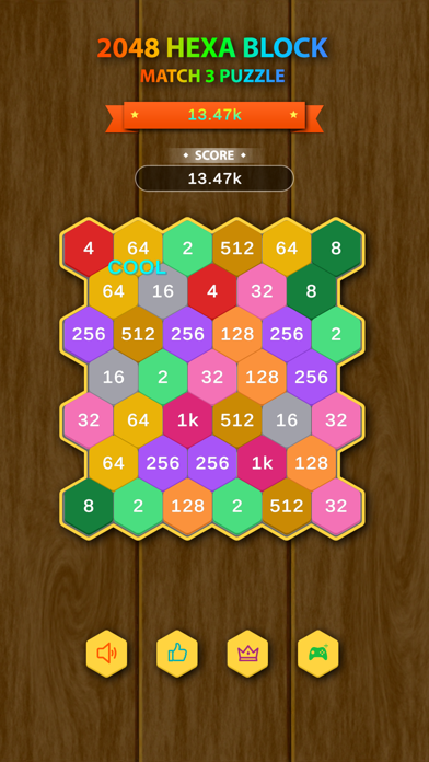 Screenshot #3 pour Hexa Block - Match 3 Puzzle