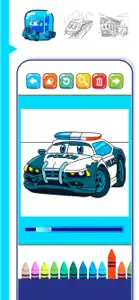 Cars Coloring Pages Game screenshot #3 for iPhone