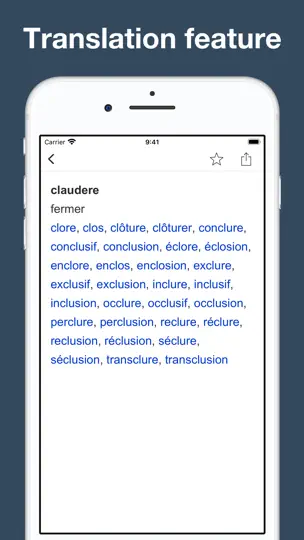 Capture d'écran de Greek & Latin Roots Of French sur iPhone 4