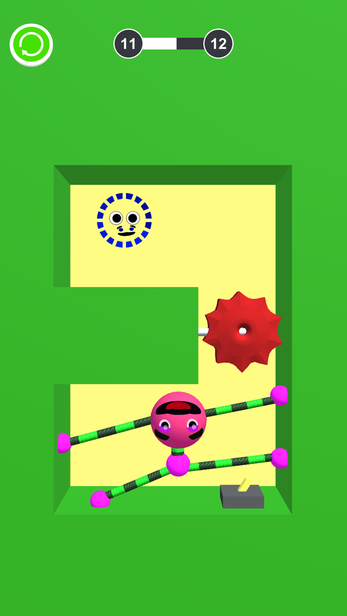 Purple Stretch 3D -Monster Cut