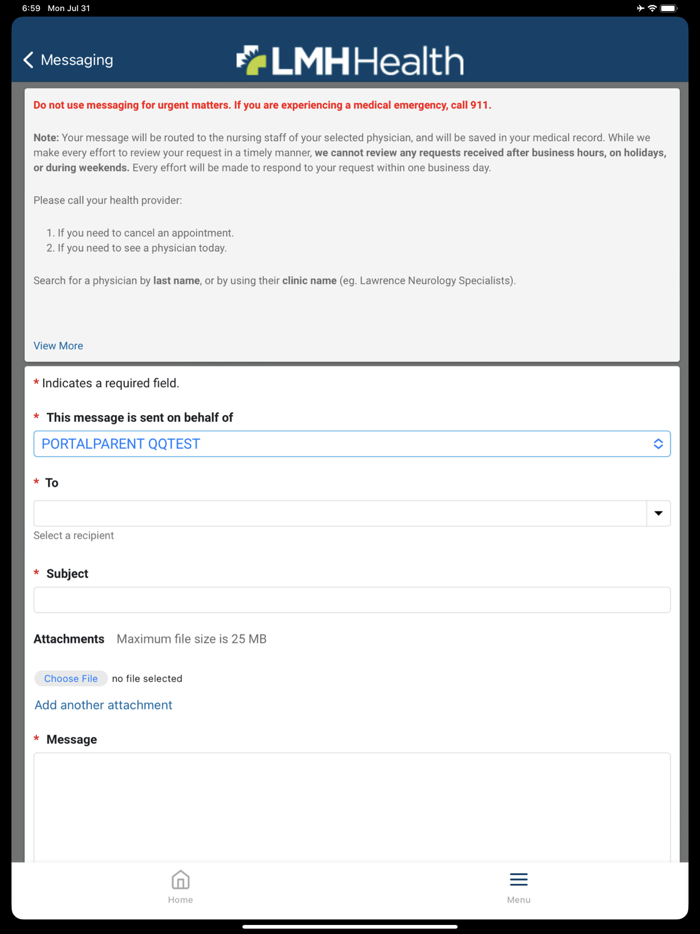 LMH Health My Patient Portal
