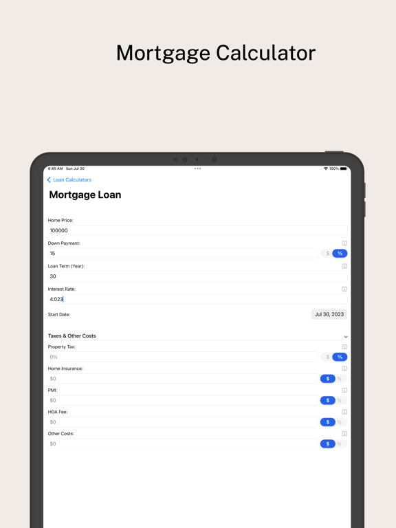 Screenshot #6 pour Amortization Loan Calculator