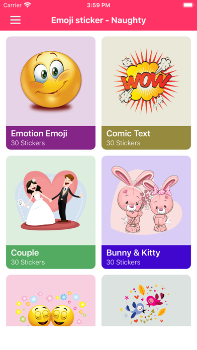 Screenshot #1 pour Keyboard Love Emoji - Stickers