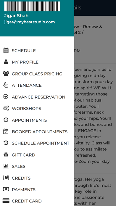 Dream Yoga Studio Screenshot
