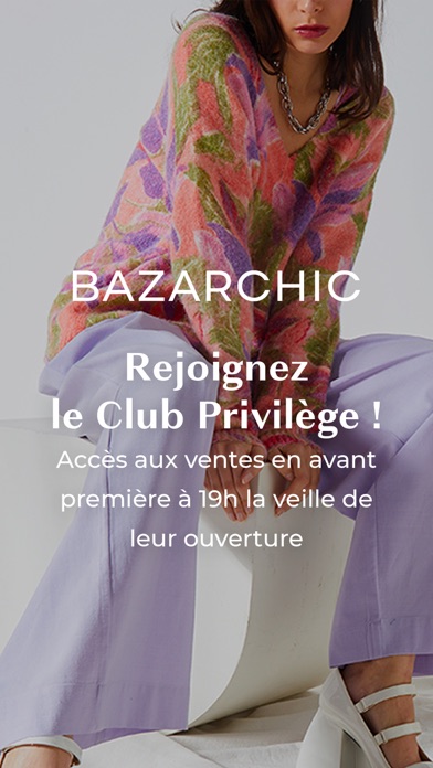 BazarChic, ventes privées mode Screenshot