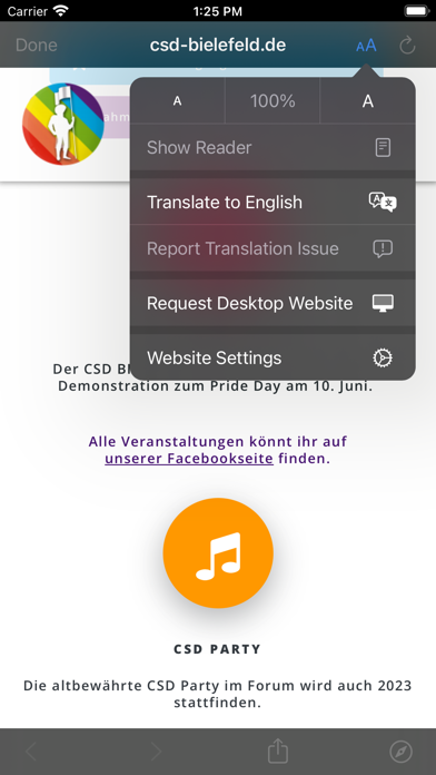 LGBTQ Pride Finder Screenshot