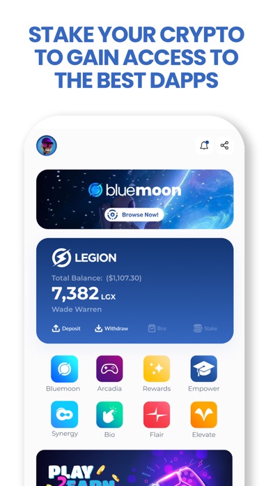 Legion Network Crypto SuperApp screenshot 2