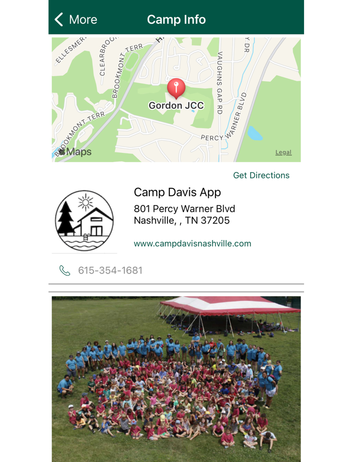 Camp Davis App