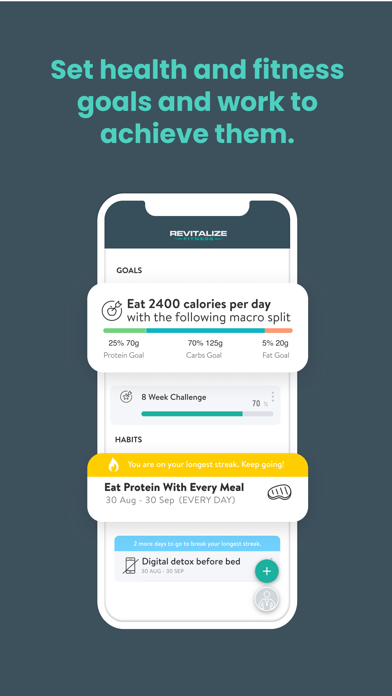 Revitalize Fitness Screenshot