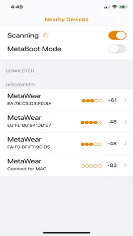 Game screenshot MetaWear apk