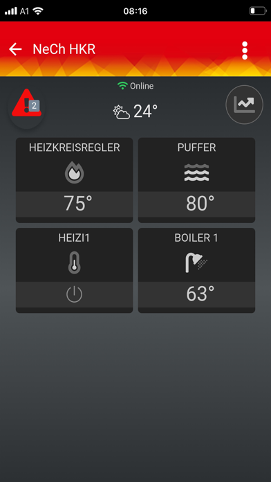 Hargassner App 2.0 Screenshot