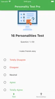 personality test premium iphone screenshot 1