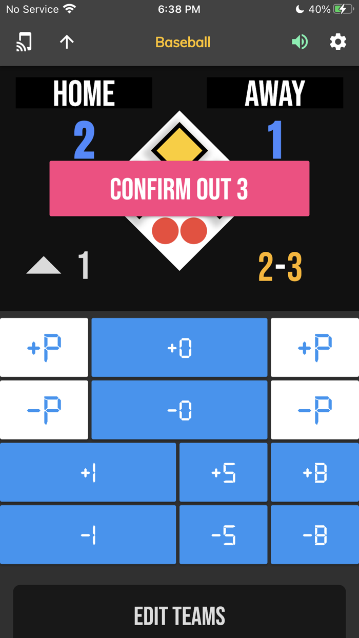 BT Baseball Controller