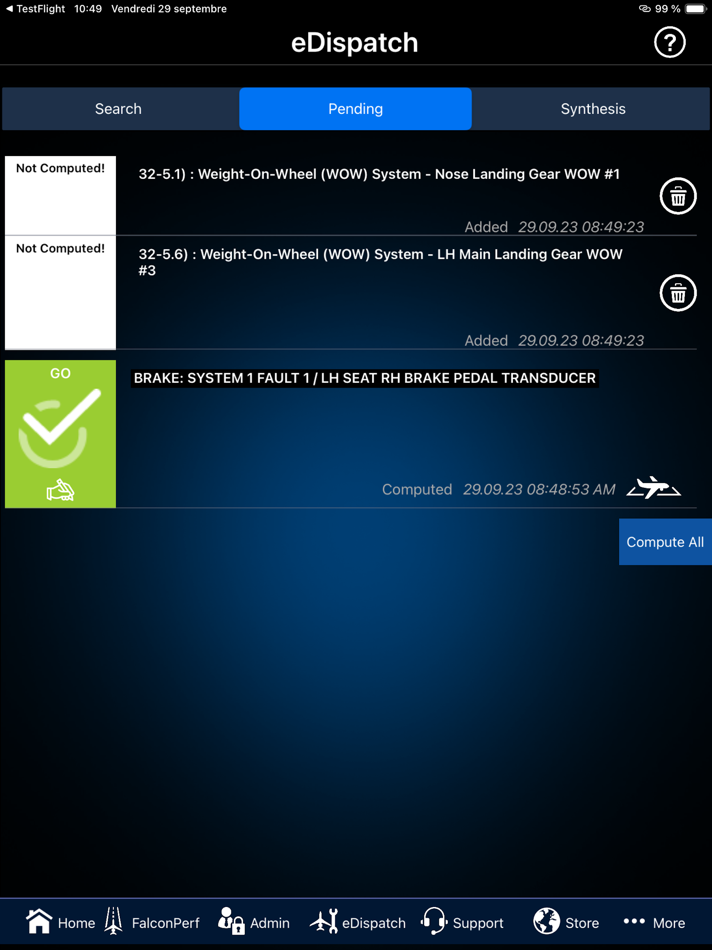 #4. Falcon eDispatch (iOS) 由: Dassault Aviation