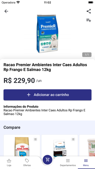 Patas e Pelos Pet Store Screenshot
