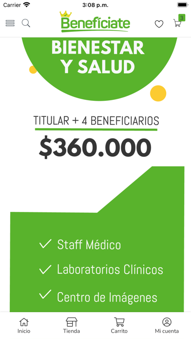 Benefíciate Screenshot