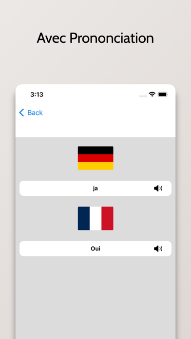 Dictionnaire Allemand/Français Screenshot