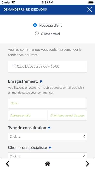 E-Santé Cameroun Screenshot