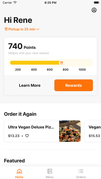 Bakaris Plantbased Pizza Screenshot