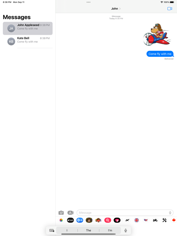 Screenshot #6 pour Flying Stickers
