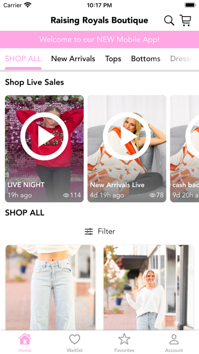 Raising Royals Boutique Screenshot