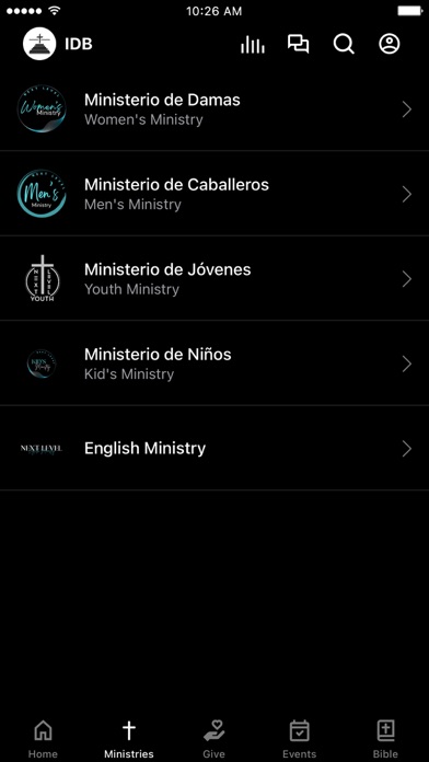 IDB Proximo Nivel app screenshot 2