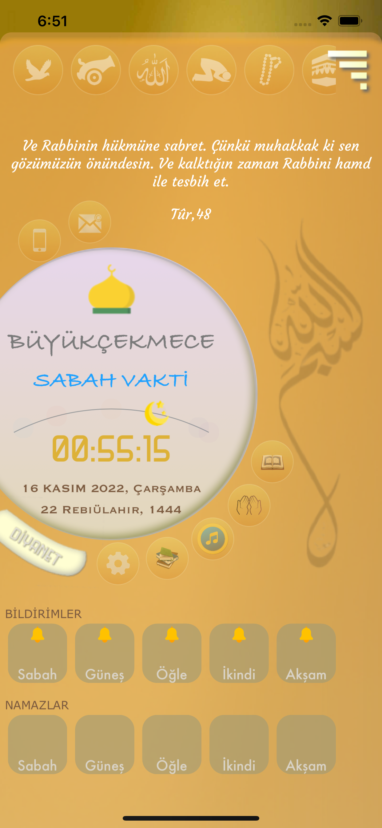 Namaz Vakti Pro (Reklamsız)