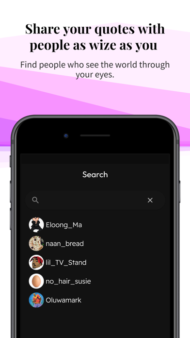 TooWize: Quotes Social Screenshot