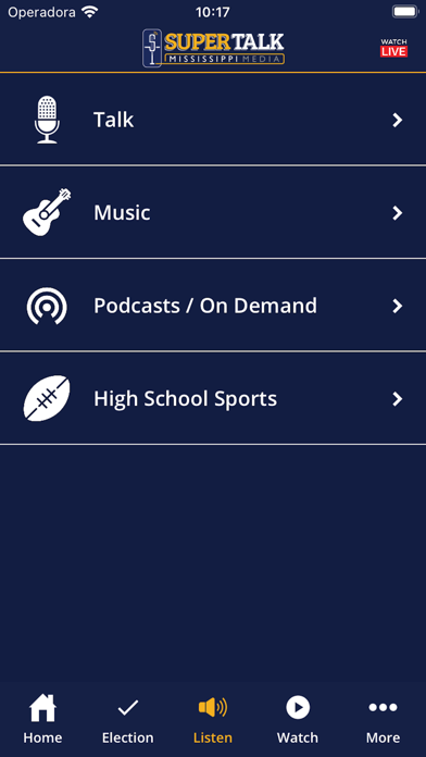 SuperTalk Mississippi LIVE Screenshot