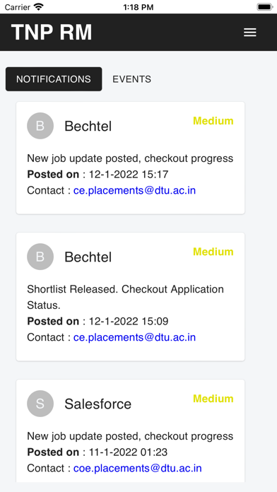 DTU RM Screenshot