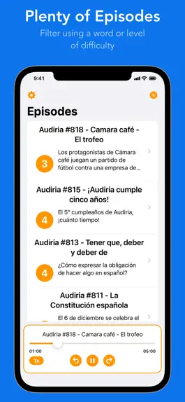 Game screenshot Spanish Podcasts from Audiria mod apk