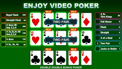 Video Poker Game: Multi Casino Screenshot