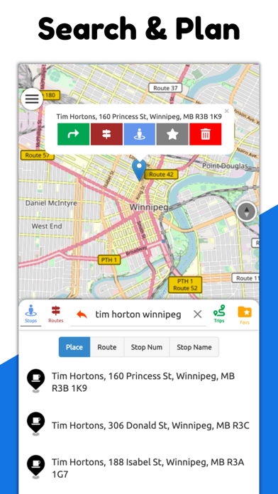 Winnipeg Transit RT Screenshot