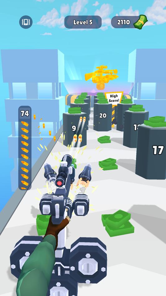 #3. Weapon Upgrade Rush (iOS) โดย: Rollic Games