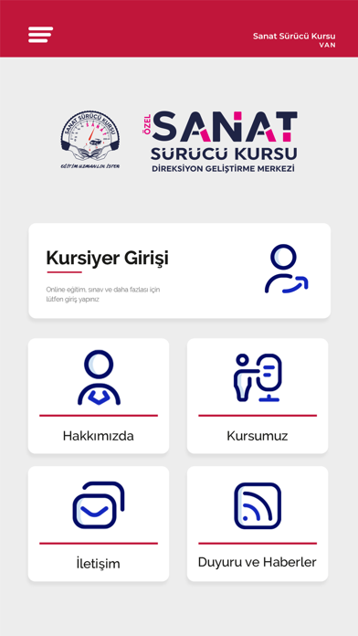 Sanat Sürücü Kursu Screenshot