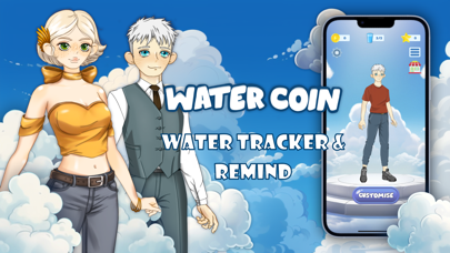 WaterCoin water tracker remind Screenshot