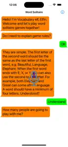 Voice Word Solitaire screenshot #1 for iPhone