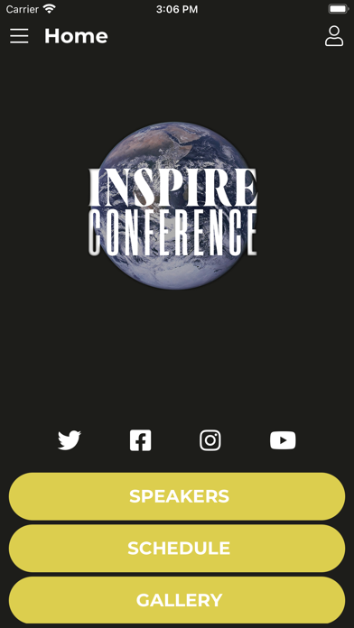 Inspire Church Events Screenshot