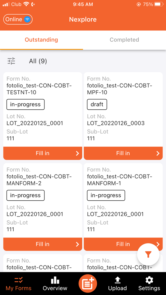 #2. Nexplore Inspection App (iOS) Podle: Nexplore