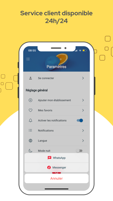 Voogo - Hôtels, Restaurants Screenshot